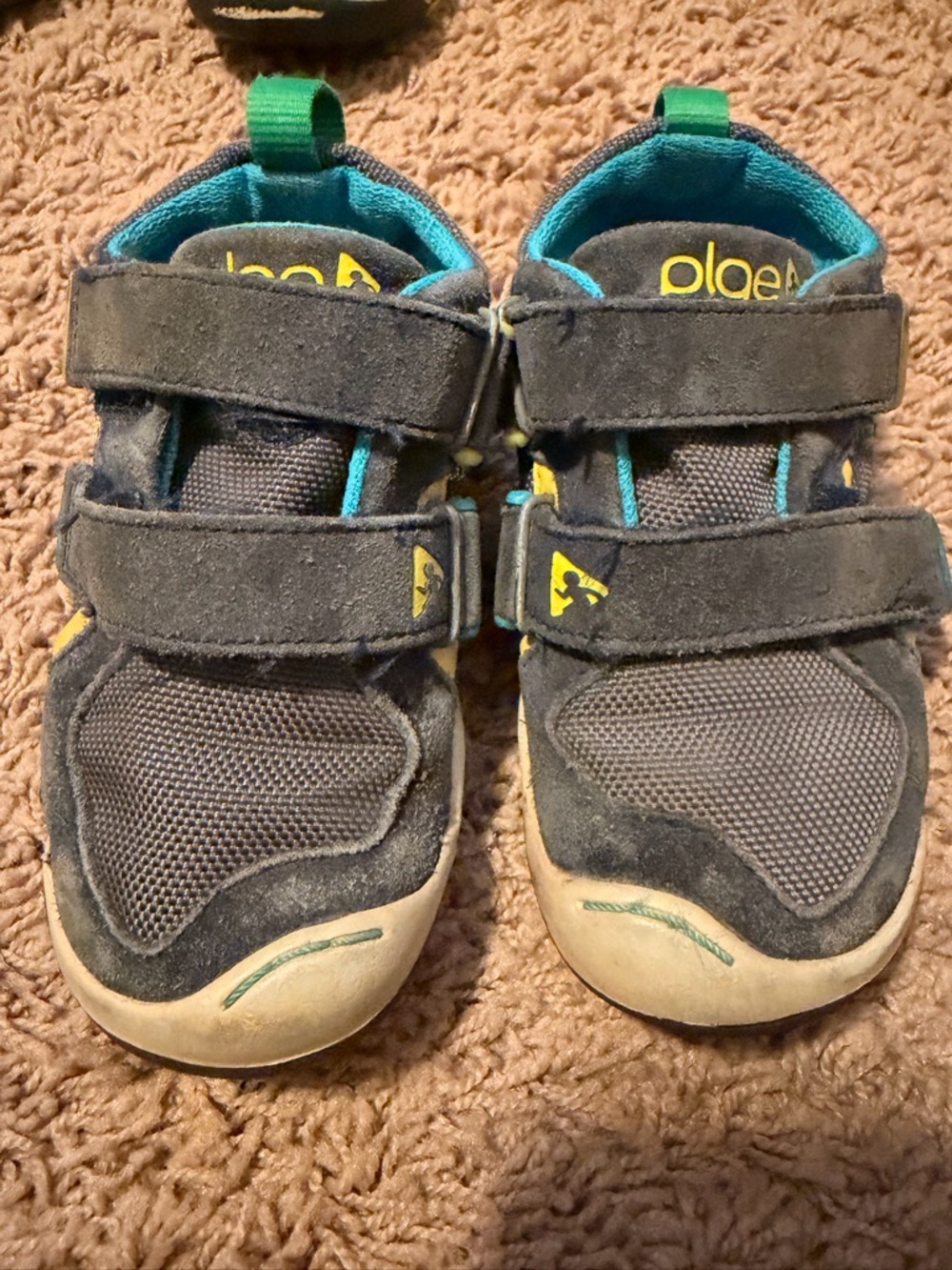 Plae Kids' Ty blue sneakers size 9